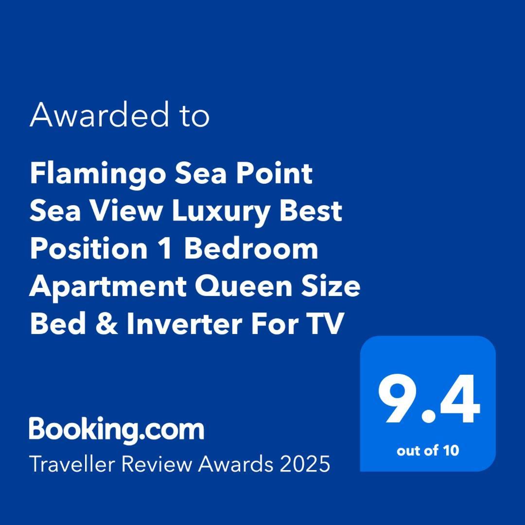 Flamingo Sea Point Sea View Luxury Best Position 1 Bedroom Apartment Queen Size Bed & Inverter For Tv Ciudad del Cabo Exterior foto